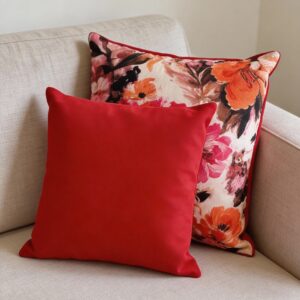 Alternative view of Red Scatter Cushion Cover 45cm x 45cm