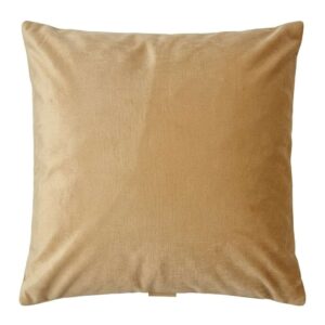 Velvet Light Brown Scatter Cushion 45cmx45cm